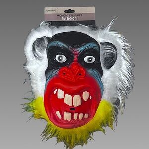 🎃*NWT*‎ “Angry Baboon” Halloween Mask